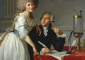 Retrato de los Antoine y Marie Lavoisier hecho por Jacques-Louis David como portada del episodio de A Ciencia Cierta: Lavoisier El Padre de la Química